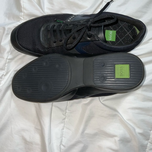 **HOST PICK**Hugo Boss, almost new men's black shoes, size 10/ EUSize 43 - Picture 4 of 4